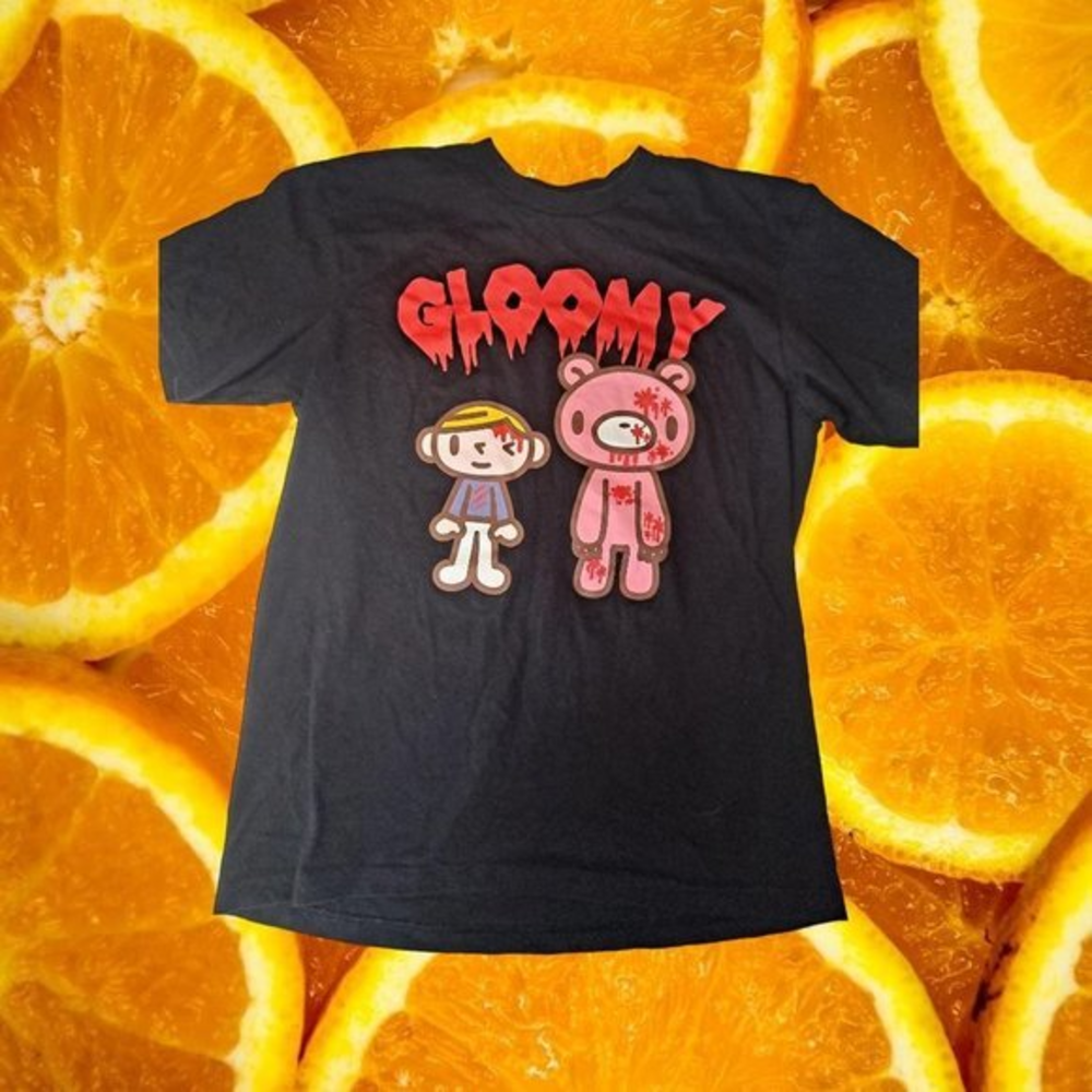 Gloomy Images on Front and Back Shirt Size M